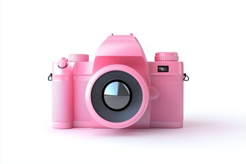 Poster - camera 3d icon on white