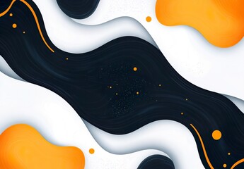 Fototapete - Abstract background with dynamic effect. Modern pattern
