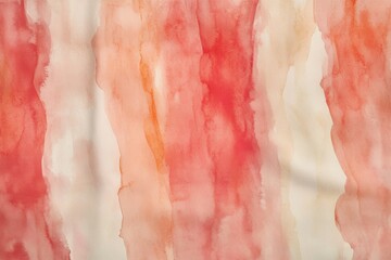 Poster - Abstract watercolor design featuring warm red and beige tones for artistic backgrounds or textiles