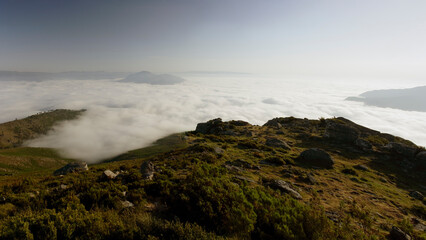 Poster - Mountain clouds at dawn