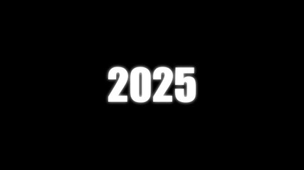 Aufkleber - Flip Rolling Scoreboard Displaying 2025, Adding Excitement and Movement to the Year’s Milestone.