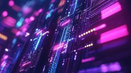 Poster - A futuristic energy grid with interconnected digital data overlays.