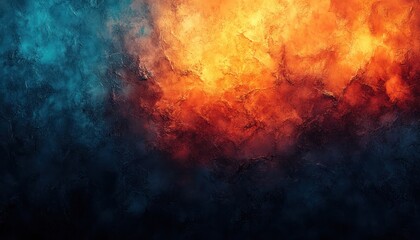 Wall Mural - Warm to Cool Gradient Abstract Background with Textured Surface and Vibrant Colors