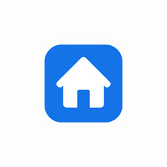 home page icon sign vector