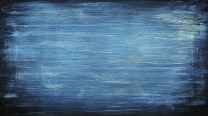 Poster - Abstract textured background with a deep blue color and subtle brush strokes ideal for artistic, digital, or creative projects that require a soothing backdrop.