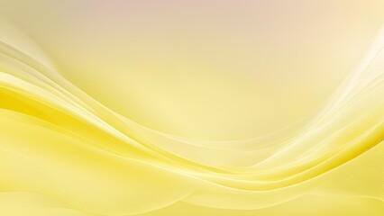 Poster - An expansive banner background characterized by a soft yellow shade
