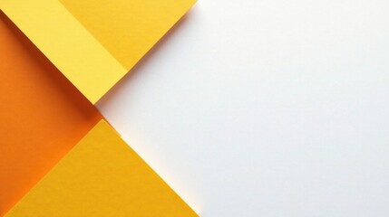 Poster - Abstract Geometric Shapes in Warm Tones with Ample Copy Space