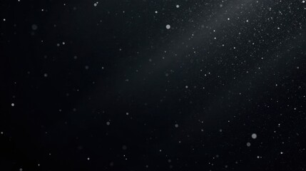 Poster - Dark Background with Glimmering Particles and Subtle Light Streaks