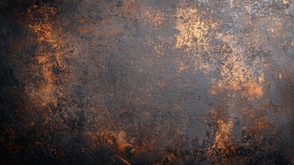 Wall Mural - Textured abstract background with rust and dark tones