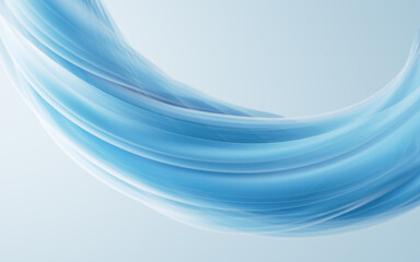 Wall Mural - Flowing twisted blue cloth background, 3d rendering.