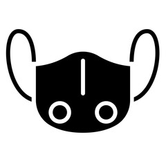 Wall Mural - Mask icon in glyph style