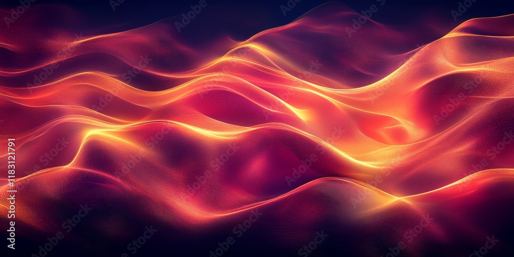 Dynamic golden red gradient background, dynamic shapes texture, social ...