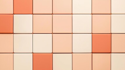 Poster - Matrix abstract background idea. Colorful ceramic tiles arranged in a modern geometric pattern for stylish interiors.