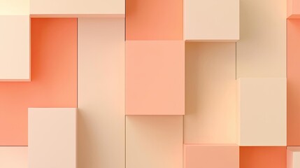 Poster - Matrix abstract background idea. Abstract geometric shapes in soft colors creating a modern artistic background.