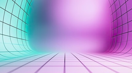 Poster - Matrix abstract background idea. Abstract colorful background with grid pattern for creative design projects.