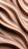 Close up of melted chocolate with textured waves. Mocha Mouse 2025 color