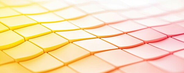 Poster - Matrix abstract background idea. Abstract colorful wave pattern with gradient hues of yellow and red.