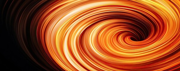 Poster - Fire abstract background concept. Dynamic swirl pattern featuring vibrant shades of orange and black for visual impact.