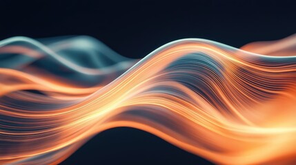 Aufkleber - Fire abstract background concept. Abstract waves of light in vibrant colors, creating a modern and dynamic visual effect.