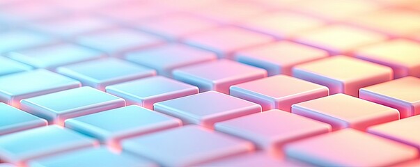 Poster - Matrix abstract background idea. Colorful abstract tiles create a vibrant digital background for creative projects.