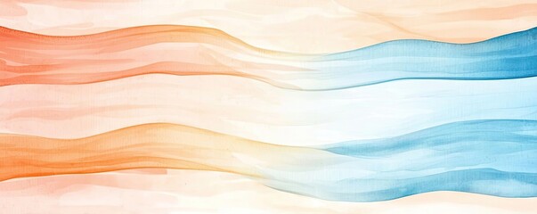 Poster - Watercolor abstract background concept. Abstract waves of soft colors create a soothing and vibrant background for any design.