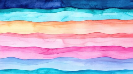 Aufkleber - Watercolor abstract background concept. A vibrant watercolor artwork featuring flowing waves of colorful hues and gradients.