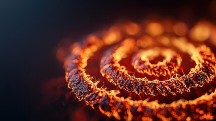 Poster - Fire abstract background concept. A stunning close-up of a fiery spiral, showcasing vibrant colors and textures.
