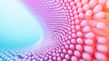 Aufkleber - Dots abstract background idea. Colorful abstract background with flowing shapes and round elements in vibrant hues.