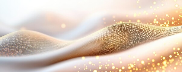 Poster - Dots abstract background idea. Elegant silk fabric with a shimmering glow, perfect for backgrounds and design projects.