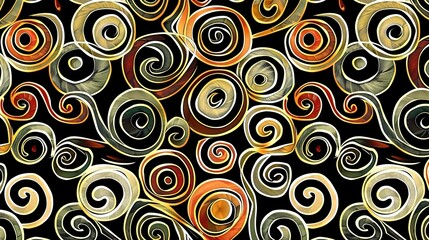 spiral seamless pattern wallpaper