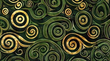 spiral seamless pattern wallpaper