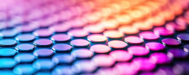 Aufkleber - Dots abstract background idea. Vibrant pattern of colorful dots creating an abstract visual texture.