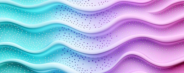 Poster - Dots abstract background idea. Abstract wavy background in pastel colors with dotted texture for creative designs.