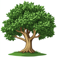 tree isolated on white