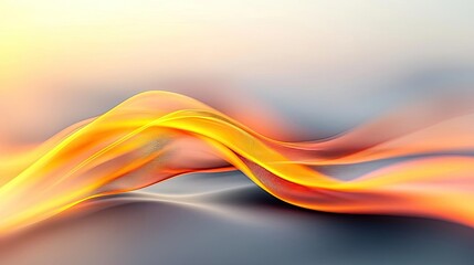 Aufkleber - Fire abstract background concept. Abstract waves of orange and yellow swirling in a fluid motion, creating a soft gradient.