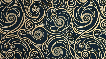 spiral pattern seamless wallpaper