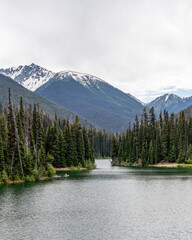 Wall Mural - beautiful mountain Lightning Lake in the E.C. Manning Park British Columbia Canada