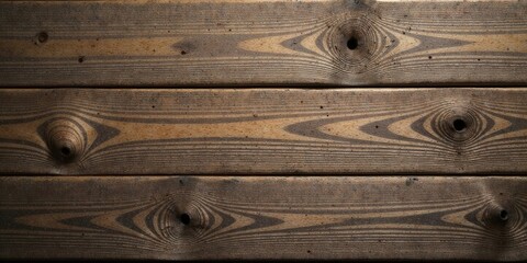 Aufkleber - Dark Brown Wood Planks Texture Rustic, Weathered Grain Pattern Ideal for Backgrounds and Designs