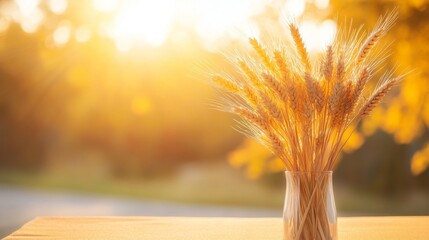 Sticker - wheat on the table