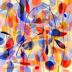 Poster - An abstract illustration emphasizing the concept of layers, with multiple overlapping translucent planes in various shapes and sizes. Each layer is rendered in a gradient of soft, complementary colors