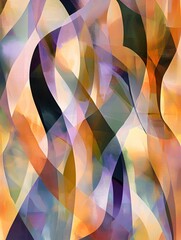 Poster - An abstract illustration emphasizing the concept of layers, with multiple overlapping translucent planes in various shapes and sizes. Each layer is rendered in a gradient of soft, complementary colors