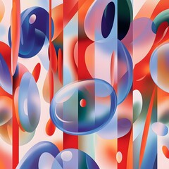 Poster - An abstract illustration emphasizing the concept of layers, with multiple overlapping translucent planes in various shapes and sizes. Each layer is rendered in a gradient of soft, complementary colors