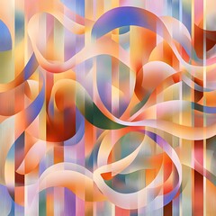 Poster - An abstract illustration emphasizing the concept of layers, with multiple overlapping translucent planes in various shapes and sizes. Each layer is rendered in a gradient of soft, complementary colors