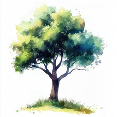tree with grass