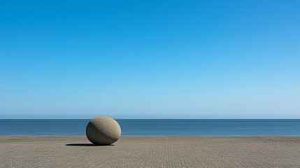 Poster - ball on the beach