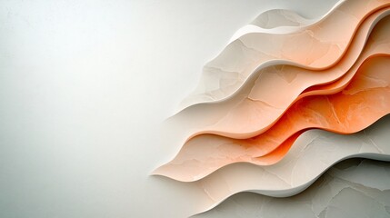 Poster - Mesmerizing Marble Inspired Stone Background with Captivating Fluid Lines and Ethereal Luminescence   Swirling Textured Surface with Subtle Imperfections Creates a Serene Calming