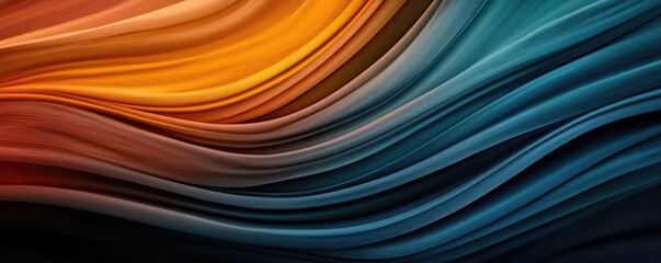 Poster - Scenery abstract background idea. Abstract colorful wave patterns in vibrant shades creating a dynamic visual experience.