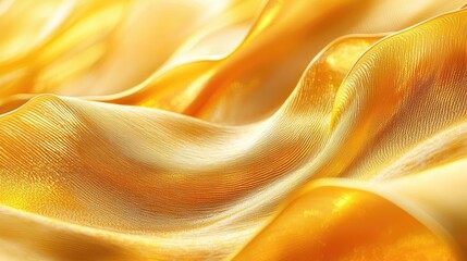 Poster - Gold abstract background concept. Elegant golden silk fabric with smooth texture, creating a luxurious visual effect.