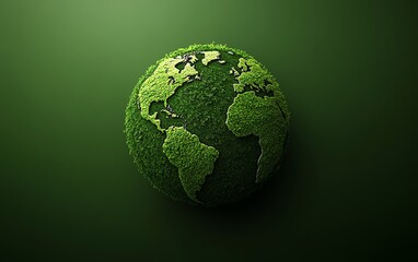 Aufkleber - Green globe with Environment icon for ESG