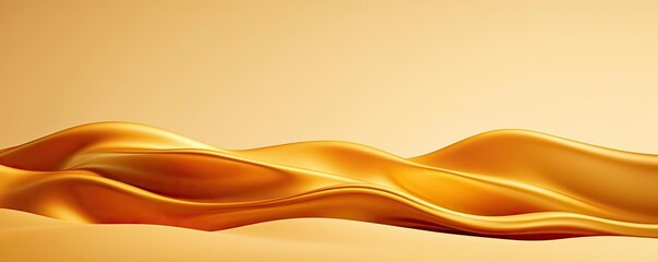 Poster - Gold abstract background concept. Abstract golden waves creating a smooth and elegant background texture.